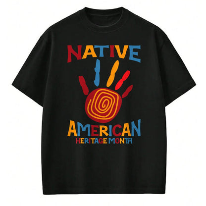 Native American T-Shirts, Vintage Native American Unisex T-Shirt/Hoodie/Sweatshirt HLT00 - Native American Heritage Month Hand Indigenous Native Pride