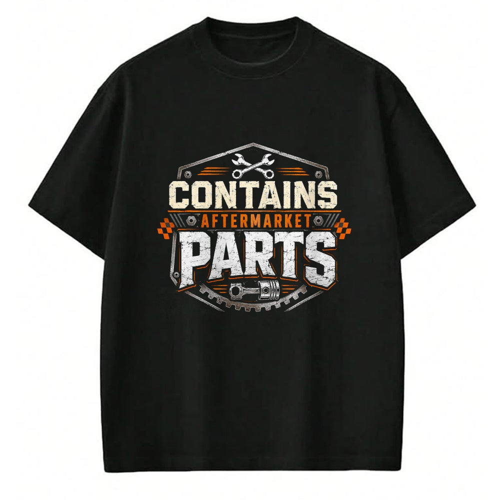 Best Mechanic Life Shirt, Funny Mechanic UnisexT-Shirt/Hoodie/Sweatshirt HLT00 - Contains Aftermarket Parts Vintage Distressed Mechanic Badge T-Shirt