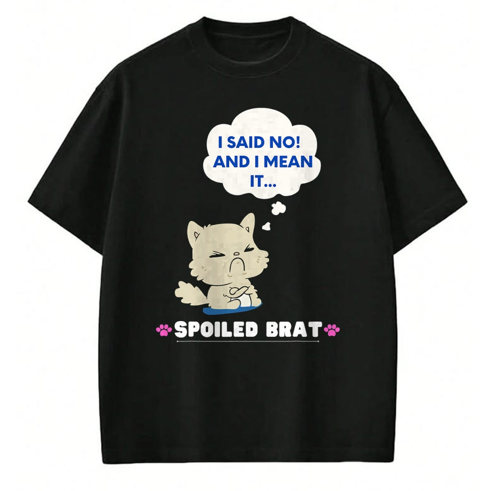 Best Wife Shirt, Wife and Husband Unisex T-Shirt/Hoodie/Sweatshirt HLT00 - Funny Cute Spoiled Brat Cat T-Shirt