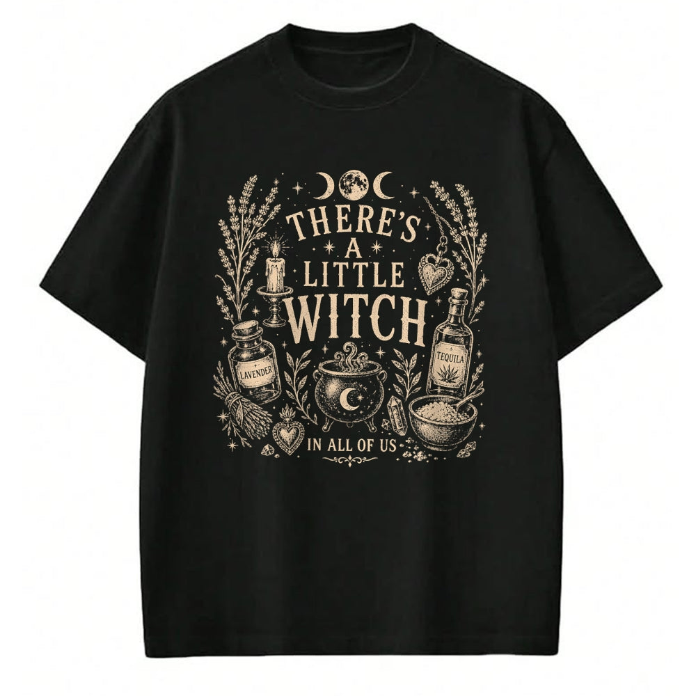 Best Thanksgiving Family Shirt , Funny Thanksgiving UnisexT-Shirt/Hoodie/Sweatshirt HLT00 - Funny Halloween Saying There's A Little Witch in All of Us T-Shirt