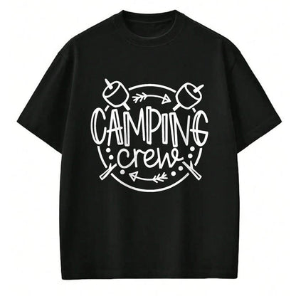 Funny Camping Shirt, Gift For Camping Lover Unisex T-Shirt/Hoodie/Sweatshirt HLT00 - Camping Matching Shirts for Family Camper Group Camping Crew T-Shirt