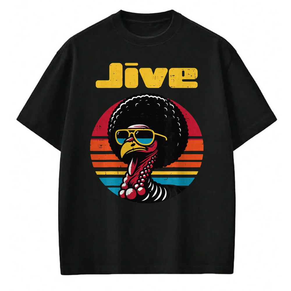 Best Thanksgiving Family Shirt , Funny Thanksgiving UnisexT-Shirt/Hoodie/Sweatshirt HLT00 - Thanksgiving Afro Turkey Jive Vintage 70s Men Women Kids T-Shirt