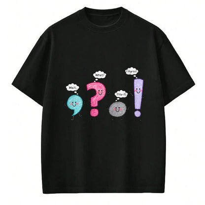 Best Teacher Shirt, Funny Teacher UnisexT-Shirt/Hoodie/Sweatshirt HLT00 - Funny Personified Punctuation Marks Grammar English Teacher T-Shirt