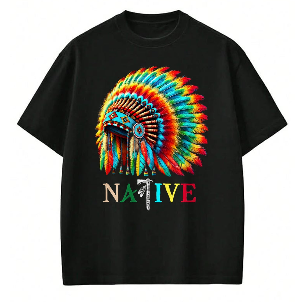 Native American T-Shirts, Vintage Native American Unisex T-Shirt/Hoodie/Sweatshirt HLT00 - Native American Indian Day Pride Indigenous Cherokee Costume