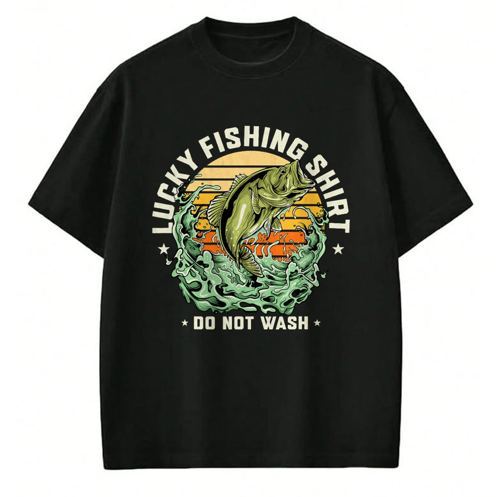 Gift for Dad Shirt, Funny Dad Unisex T-Shirt/Hoodie/Sweatshirt HLT00 – Lucky Fishing Shirt Do Not Wash Vintage Fishing Lover Gag T-Shirt