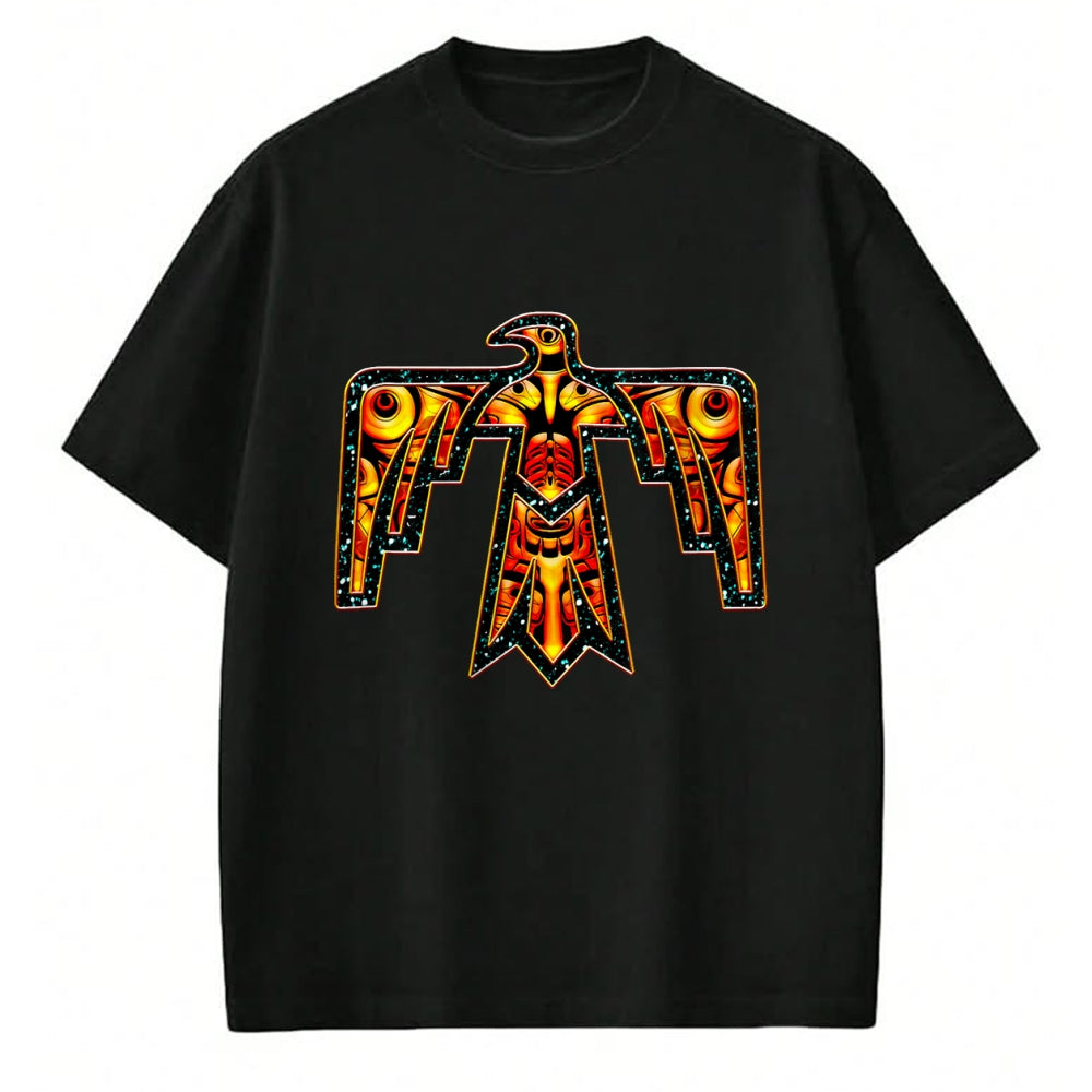 Native American T-Shirts, Vintage Native American Unisex T-Shirt/Hoodie/Sweatshirt HLT00 - Thunderbird Native American Symbol Power Eagle Falcon