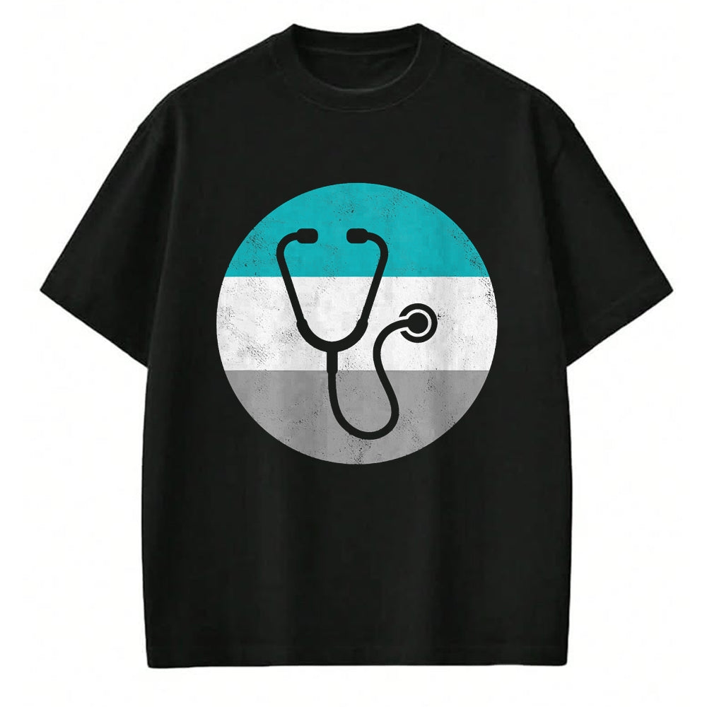 Best Doctor Shirt, Funny Doctor UnisexT-Shirt/Hoodie/Sweatshirt HLT00 - Stethoscope Retro Doctor Gift for Men Women Boys & Girls T-Shirt