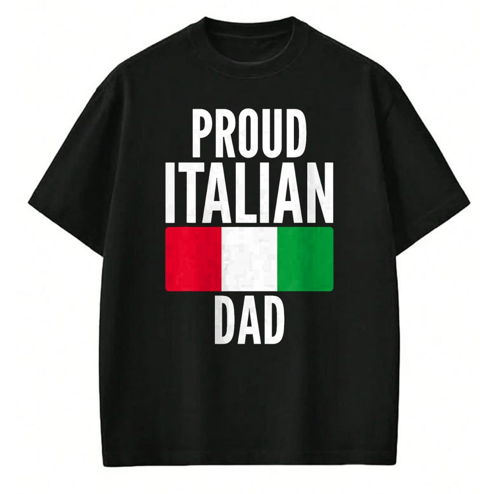 Gift for Dad Shirt, Funny Dad Unisex T-Shirt/Hoodie/Sweatshirt HLT00 – Proud Italian Dad Funny Saying for Italian Fathers T-Shirt