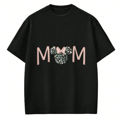 Gift for Mom Shirt, Funny Mom Unisex T-Shirt/Hoodie/Sweatshirt HLT00 - Disney Minnie Mouse Spring Florals Mom T-Shirt