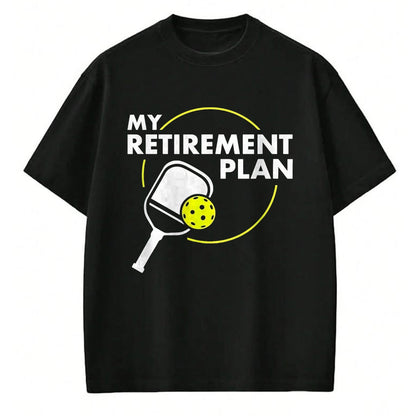 Funny Pickleball Shirt, Pickleball Lover Unisex T-Shirt/Hoodie/Sweatshirt HLT00 - My Retirement Plan Funny Pickleball Slogan T-Shirt, Women, Red, X-Large