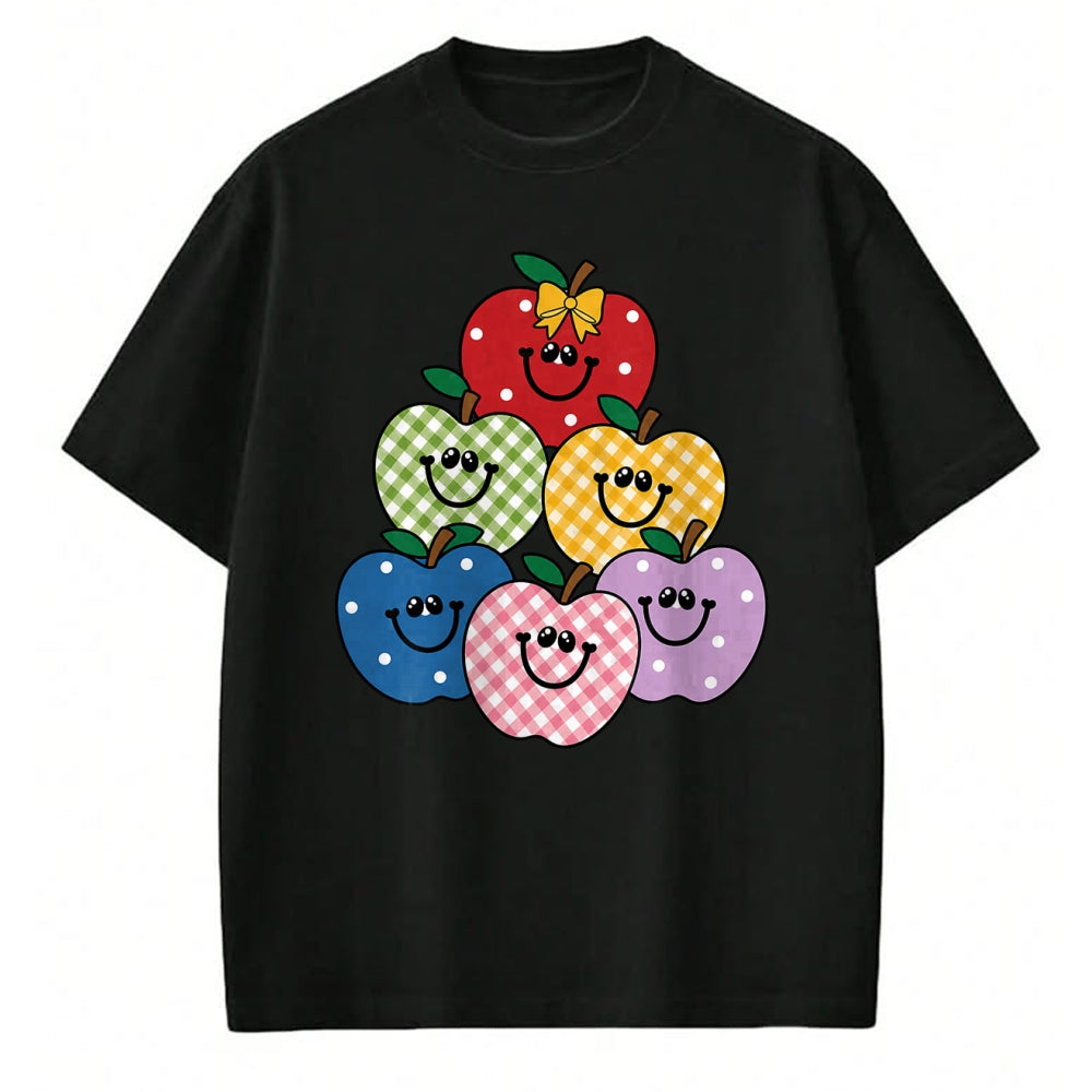 Best Teacher Shirt, Funny Teacher UnisexT-Shirt/Hoodie/Sweatshirt HLT00 - Retro 90s Teacher Apples T-Shirt