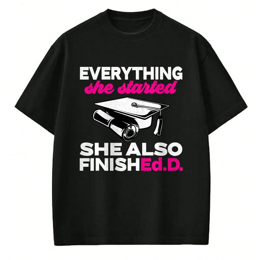 Best Doctor Shirt, Funny Doctor UnisexT-Shirt/Hoodie/Sweatshirt HLT00 - Finished.D. Doctorate Graduation Doctor of Education T-Shirt