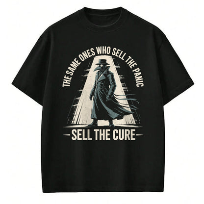 Best Doctor Shirt, Funny Doctor UnisexT-Shirt/Hoodie/Sweatshirt HLT00 - Plague Doctor Sell The Panic T-Shirt