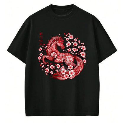 Best Horse Lover Shirt , Funny Horse UnisexT-Shirt/Hoodie/Sweatshirt HLT00 - Lunar New Year Happy Chinese New Year of The Horse 2026 T-Shirt