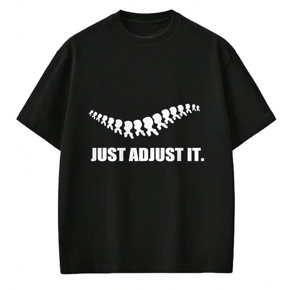 Best Doctor Shirt, Funny Doctor UnisexT-Shirt/Hoodie/Sweatshirt HLT00 - Just Adjust It Back Subluxation Chiropractor Pun T Shirt T-Shirt