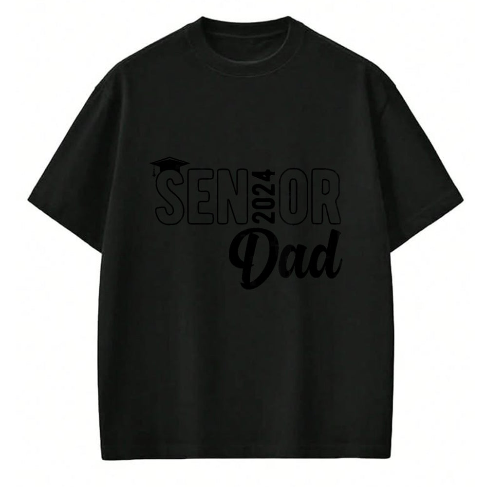 Gift for Dad Shirt, Funny Dad Unisex T-Shirt/Hoodie/Sweatshirt HLT00 – Proud Senior Dad 2024 Senior 2024 Dad Class Of 2024 Father T-Shirt