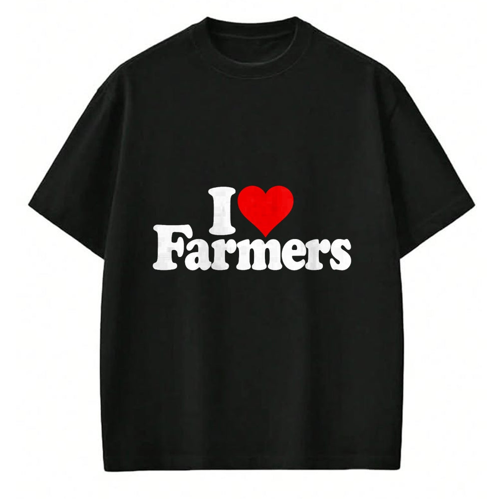 Best Farmer Life Shirt, Funny Farmer UnisexT-Shirt/Hoodie/Sweatshirt HLT00 - I LOVE HEART FARMERS T-Shirt