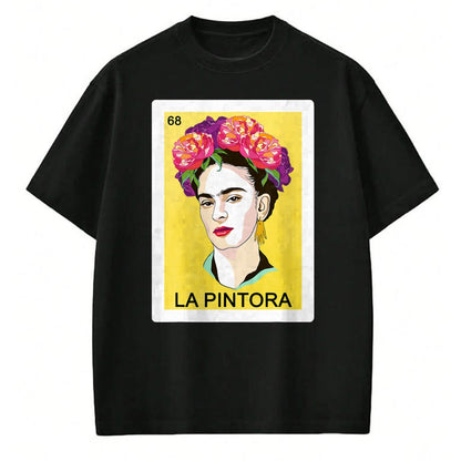 Best Thanksgiving Family Shirt , Funny Thanksgiving UnisexT-Shirt/Hoodie/Sweatshirt HLT00 - Funny Spanish-Mexican Bingo Gift for Women Girl - La Pintora T-Shirt