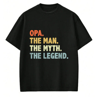 Best Grandpa Shirt, Proud Grandpa Unisex T-Shirt/Hoodie/Sweatshirt HLT00 - Opa The Man Myth Legend Father���s day gift for Grandpa G-Dad T