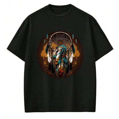 Native American T-Shirts, Vintage Native American Unisex T-Shirt/Hoodie/Sweatshirt HLT00 - Native American Dreamcatcher Indian Design