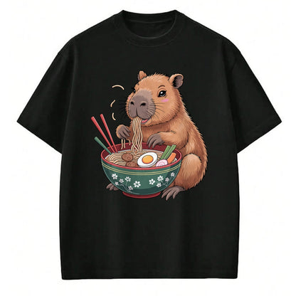 Cute Capybara Shirt, Funny Capybara Unisex T-Shirt/Hoodie/Sweatshirt HLT00 - Cool Capybara Art for Men Women Kids Rodent Capybara Lover T-Shirt
