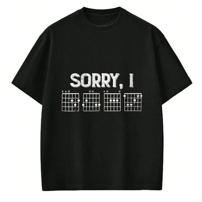 Guitar Lover Shirt, Funny Guitar UnisexT-Shirt/Hoodie/Sweatshirt HLT00 - Sorry I-DGAF Funny Guitar Chords T-Shirt, Men, Dark Green, XX-Large