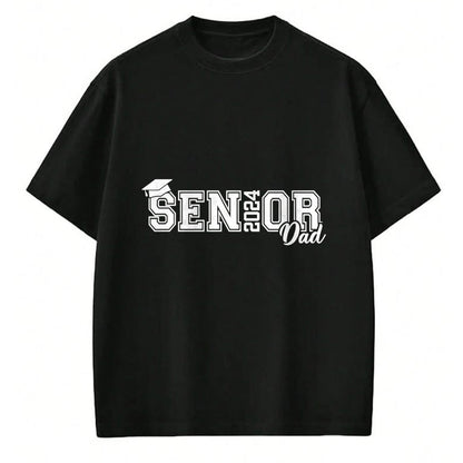 Gift for Dad Shirt, Funny Dad Unisex T-Shirt/Hoodie/Sweatshirt HLT00 – Proud Senior Dad 2024 Senior 2024 Dad Class Of 2024 Father T-Shirt