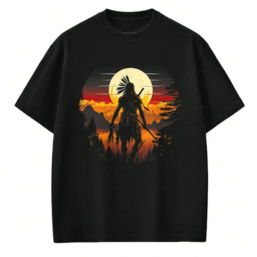Native American T-Shirts, Vintage Native American Unisex T-Shirt/Hoodie/Sweatshirt HLT00 - Native American Chief Tribes Culture Sacred Sioux