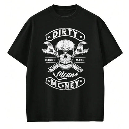 Best Mechanic Life Shirt, Funny Mechanic UnisexT-Shirt/Hoodie/Sweatshirt HLT00 - My Hands May Be Dirty But My Money is Clean Mechanic Repair T-Shirt (1)