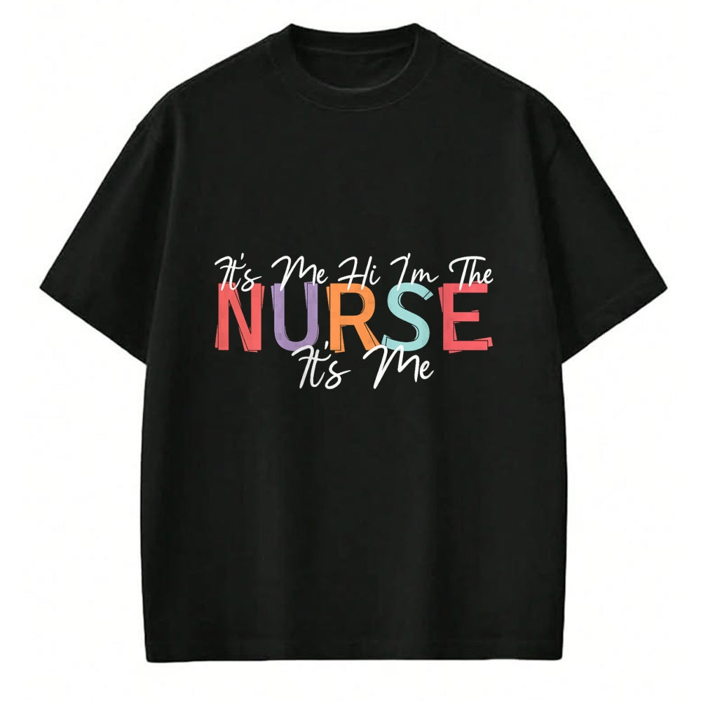 Funny Nurse Shirt, Nurse Unisex T-Shirt/Hoodie/Sweatshirt HLT00 - Nursing humor Its Me Hi I'm The Nurse RN ER NICU LPN T-Shirt