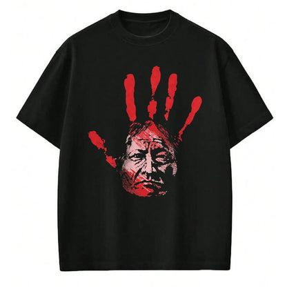 Native American T-Shirts, Vintage Native American Unisex T-Shirt/Hoodie/Sweatshirt HLT00 - Native American Indigenous Red Hand Indian Blood Themed (3)