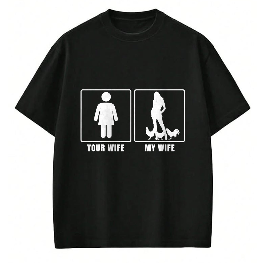 Best Farmer Life Shirt, Funny Farmer UnisexT-Shirt/Hoodie/Sweatshirt HLT00 - Your Wife My Wife Farmer Tshirt  Farm Life Husband Gift T-Shirt
