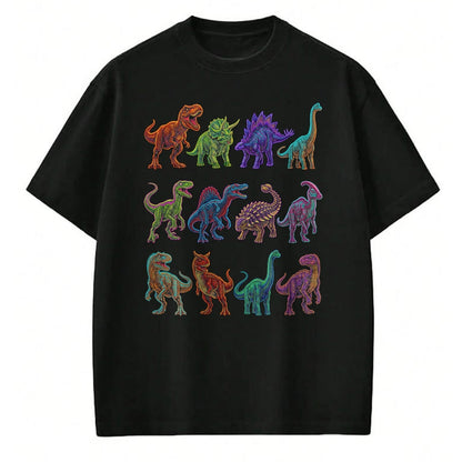 Best Dinosaur Lover Shirt, Funny Dinosaur UnisexT-Shirt/Hoodie/Sweatshirt HLT00 - Dinosaur Species Chart Paleontology Prehistoric Animals T-Shirt