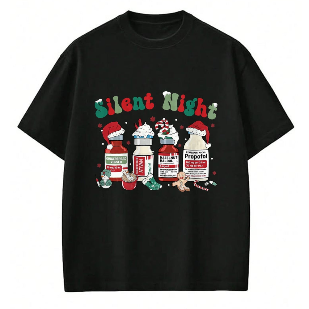 Funny Nurse Shirt, Nurse Unisex T-Shirt/Hoodie/Sweatshirt HLT00 -Funny Christmas Nurse Medical Christmas icu nicu RN ER Nurse T-Shirt