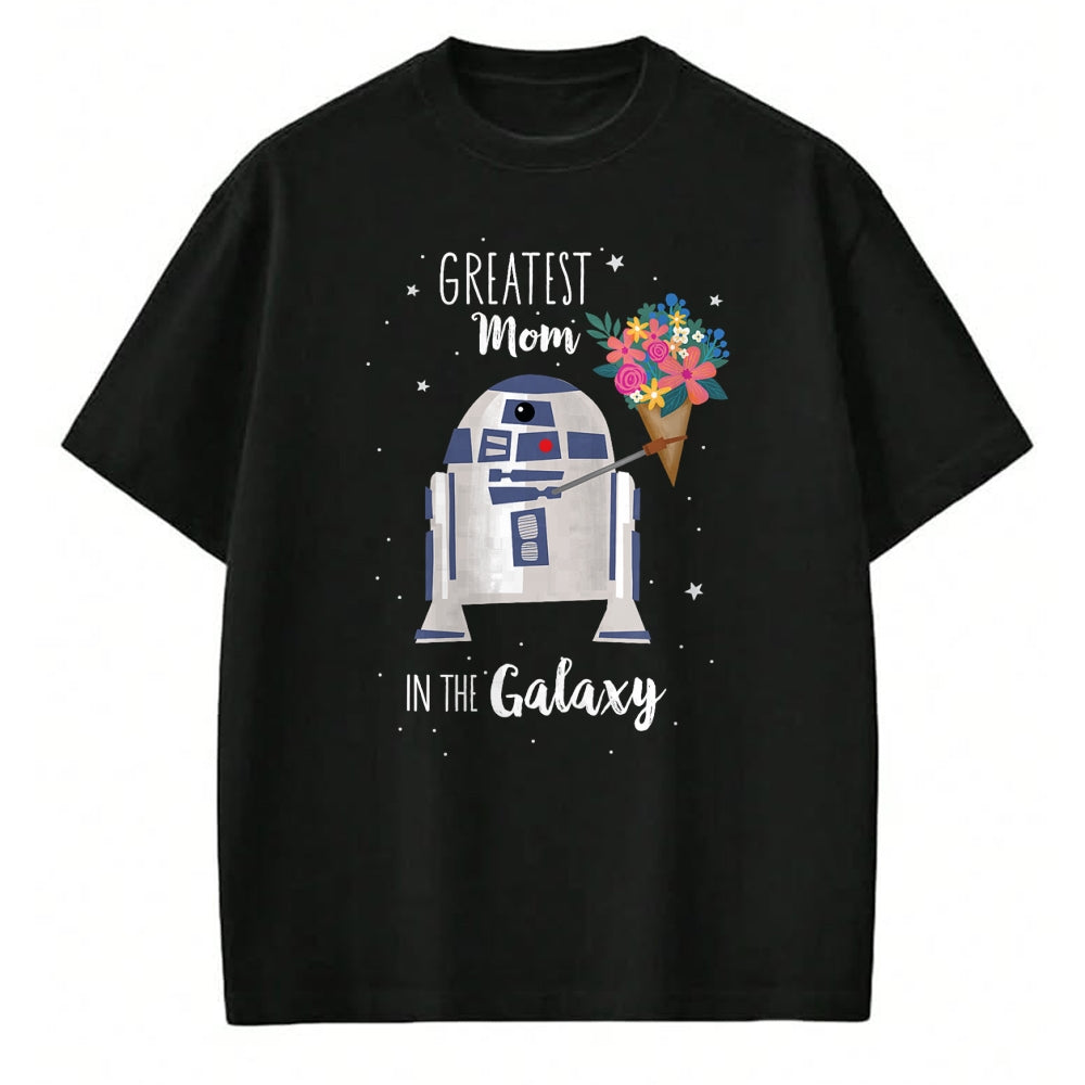 Gift for Mom Shirt, Funny Mom Unisex T-Shirt/Hoodie/Sweatshirt HLT00 - Star Wars R2-D2 Greatest Mom in the Galaxy Mothers Day T-Shirt