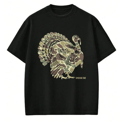 Funny Hunting Shirt, Gift For Hunting Lover Unisex T-Shirt/Hoodie/Sweatshirt HLT00 - Wild Turkey Camouflage Camo Turkey Hunting Camo Hunter T-Shirt