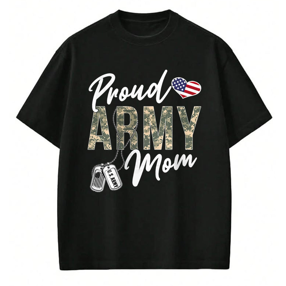 Gift for Mom Shirt, Funny Mom Unisex T-Shirt/Hoodie/Sweatshirt HLT00 - Proud Army Mom Army Graduation Mom US Army Mom Gifts T-Shirt