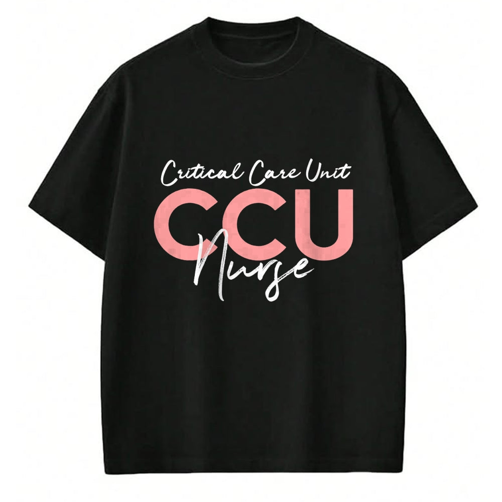 Funny Nurse Shirt, Nurse Unisex T-Shirt/Hoodie/Sweatshirt HLT00 - Critical Care Unity CCU Nurse Emergency Room Nurse RN T-Shirt (1)