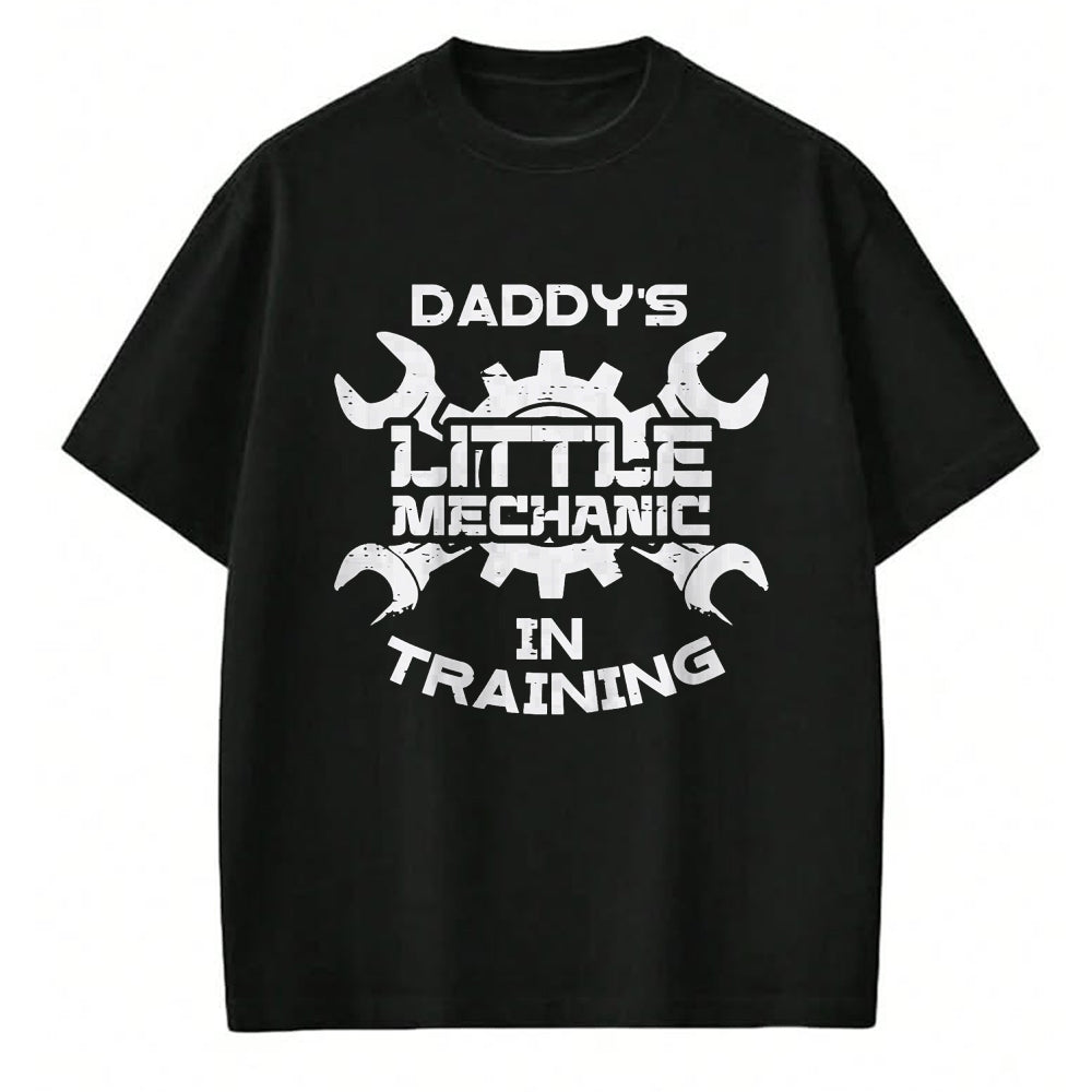 Best Mechanic Life Shirt, Funny Mechanic UnisexT-Shirt/Hoodie/Sweatshirt HLT00 - Kids Daddys Little Mechanic in Training Boys Girls Kids Toddler T-Shirt