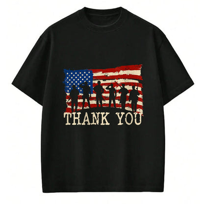 Proud Veteran Shirt, Funny Veteran UnisexT-Shirt/Hoodie/Sweatshirt HLT00 - American Flag Thank You Veterans Proud Veteran T-Shirt
