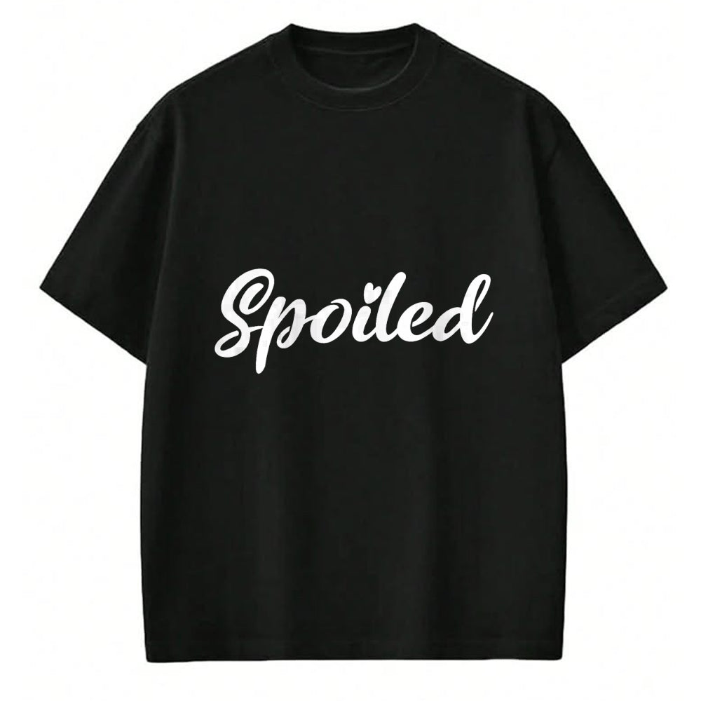 Best Wife Shirt, Wife and Husband Unisex T-Shirt/Hoodie/Sweatshirt HLT00 - Broke And Spoiled Matching Couples Funny T-Shirt (1)