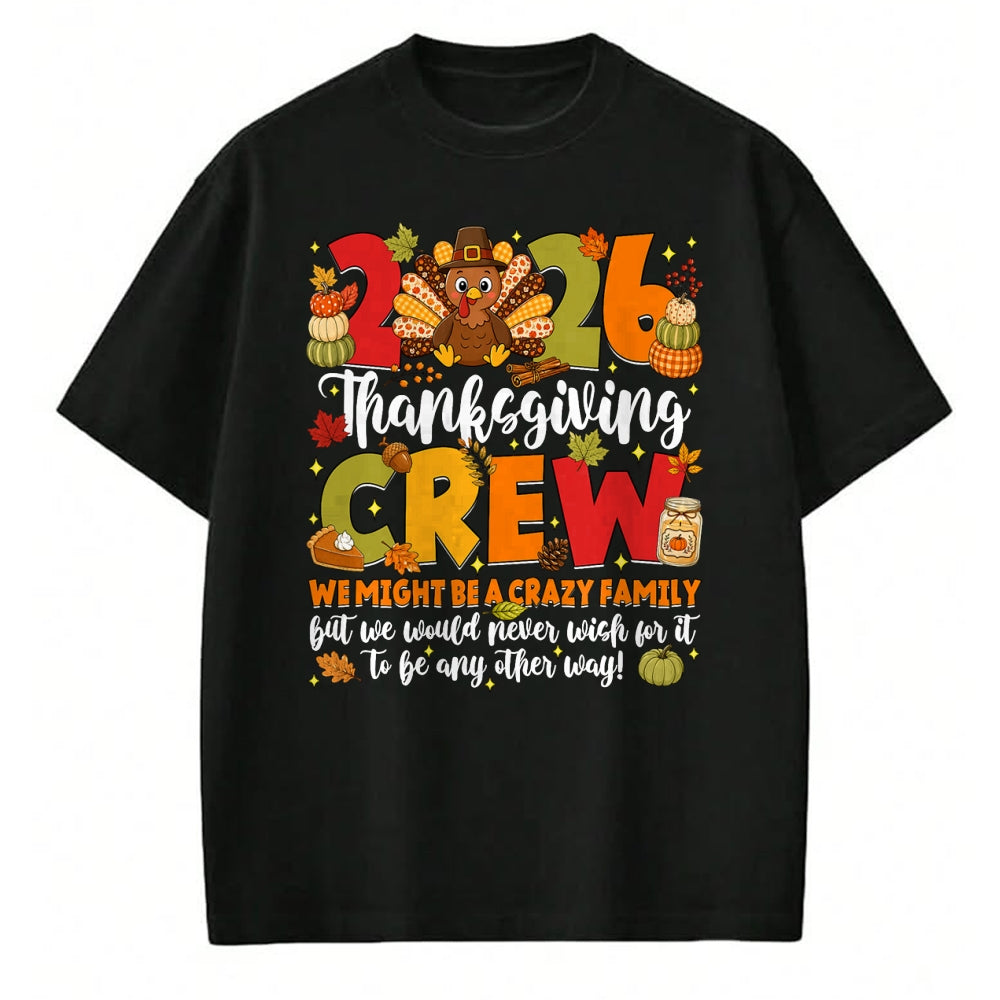 Best Thanksgiving Family Shirt , Funny Thanksgiving UnisexT-Shirt/Hoodie/Sweatshirt HLT00 - Family Thanksgiving 2026 Thanksgiving Crew Turkey Matching T-Shirt (6)
