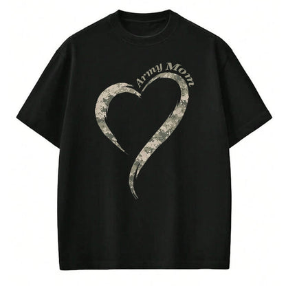 Gift for Mom Shirt, Funny Mom Unisex T-Shirt/Hoodie/Sweatshirt HLT00 - Proud Army Mom T-Shirt- Camouflage Shirt Army Mother Tee