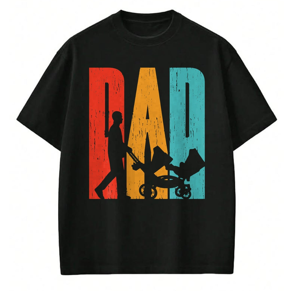 Gift for Dad Shirt, Funny Dad Unisex T-Shirt/Hoodie/Sweatshirt HLT00 – Mens Proud Father of Twins Dad of Twins Identical or Fraternal T-Shirt