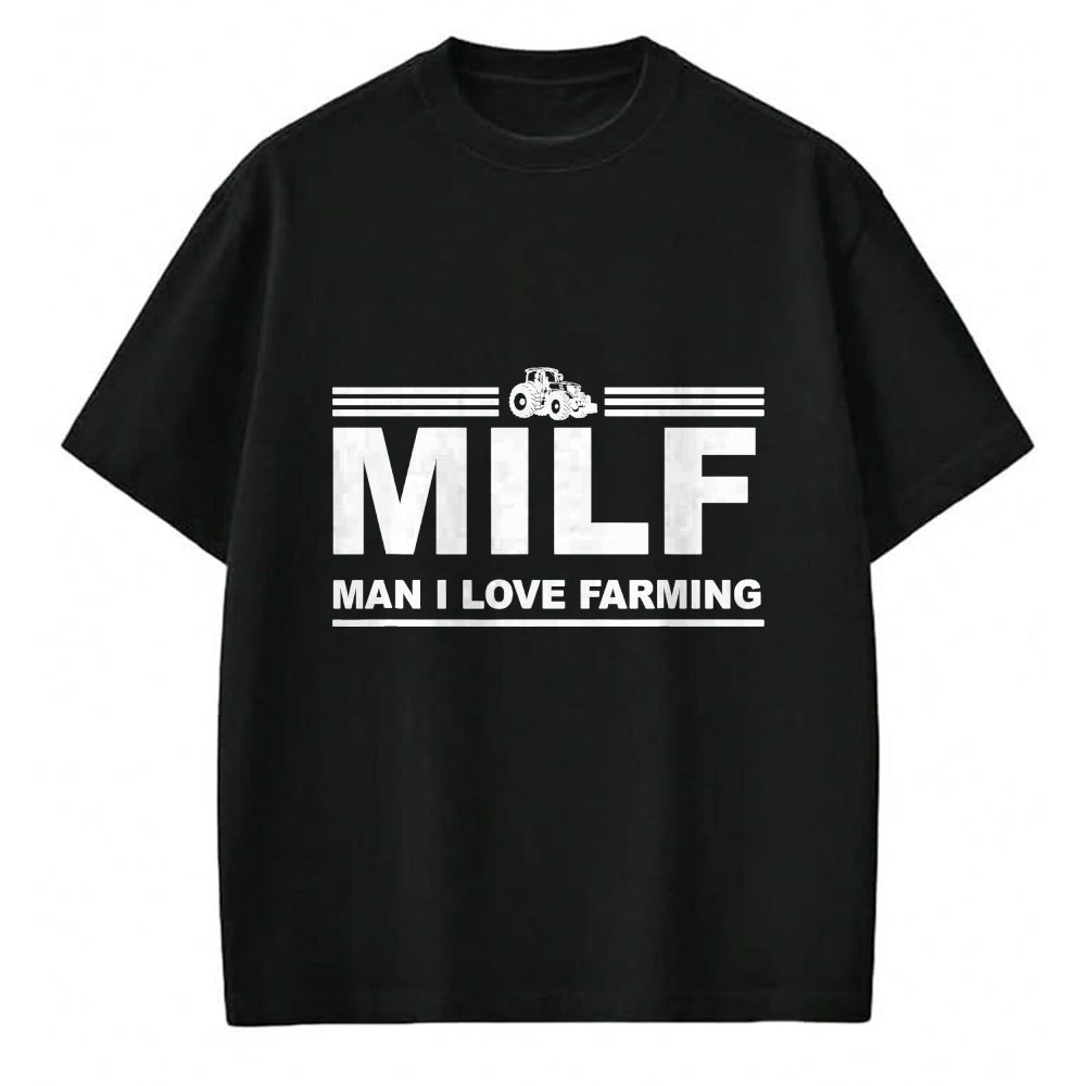 Best Farmer Life Shirt, Funny Farmer UnisexT-Shirt/Hoodie/Sweatshirt HLT00 - Milf Man I Love Farming Shirt  Farm Farmer Tractor Lover T-Shirt