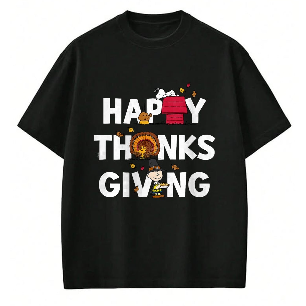 Best Thanksgiving Family Shirt , Funny Thanksgiving UnisexT-Shirt/Hoodie/Sweatshirt HLT00 - Peanuts - Happy Thanksgiving Icons T-Shirt