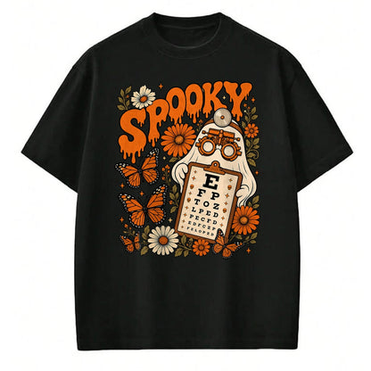 Best Doctor Shirt, Funny Doctor UnisexT-Shirt/Hoodie/Sweatshirt HLT00 - Spooky Ghost Boo Vision Squad Optometrist Halloween Eye Dr T-Shirt