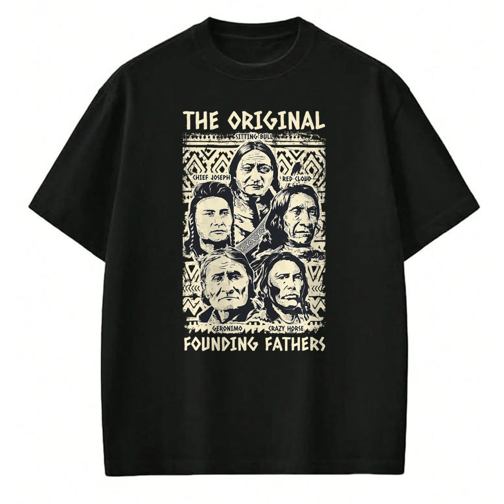 Native American T-Shirts, Vintage Native American Unisex T-Shirt/Hoodie/Sweatshirt HLT00 - Original Founding Fathers Native American Tribe