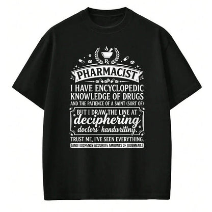 Best Doctor Shirt, Funny Doctor UnisexT-Shirt/Hoodie/Sweatshirt HLT00 - Funny Pharmacist Typography Quote Doctors Handwriting T-Shirt