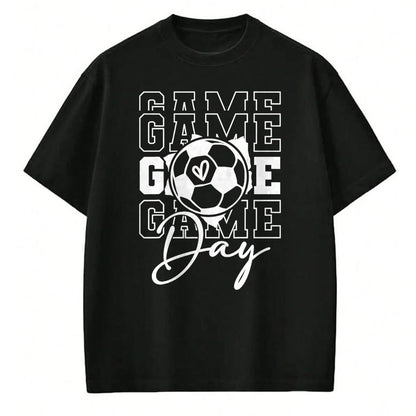 Gift for Mom Shirt, Funny Mom Unisex T-Shirt/Hoodie/Sweatshirt HLT00 - Game Day Soccer T-Shirt